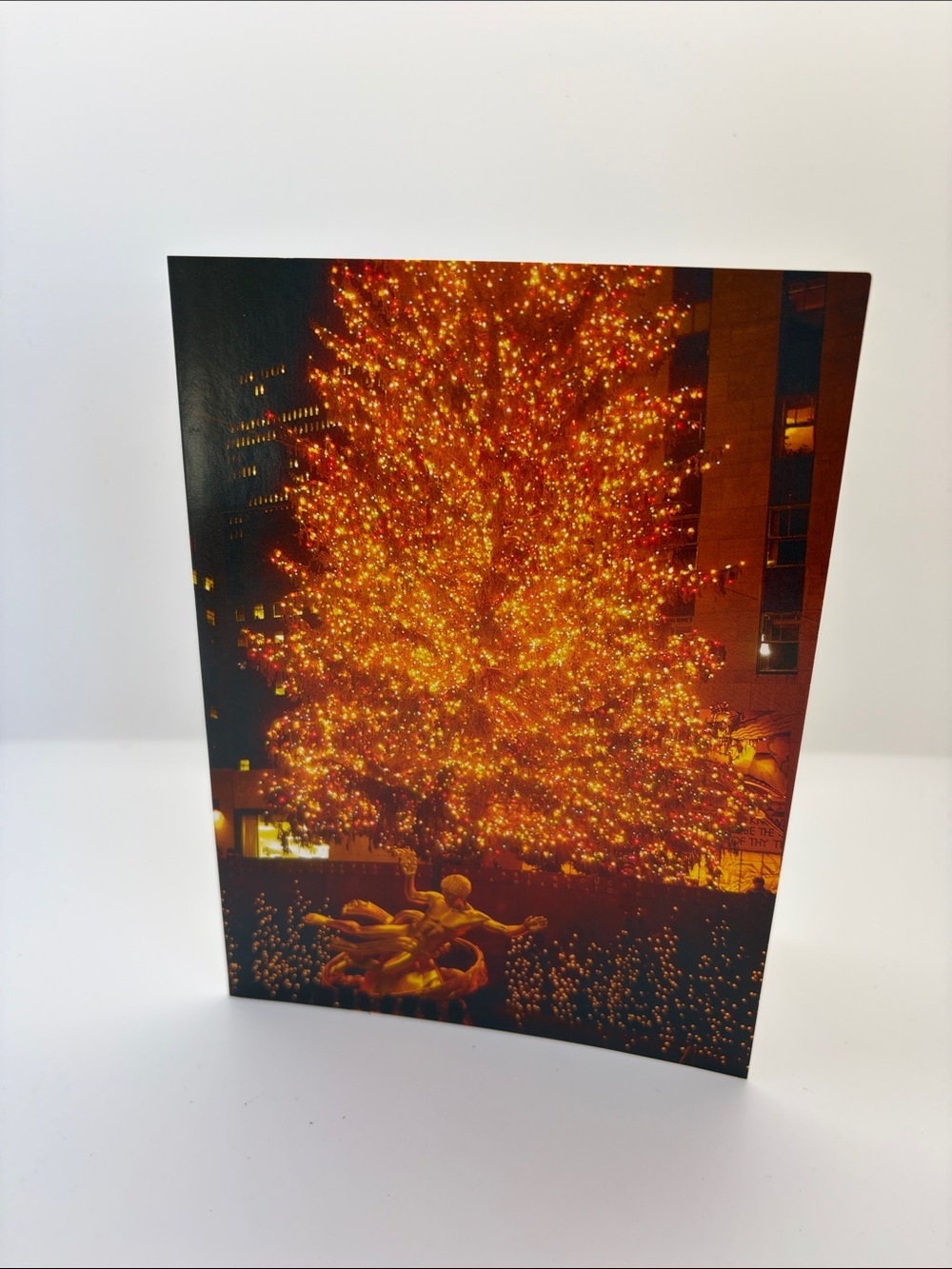 Vintage Rockefeller Center Christmas Tree Greeting Card Set of 8